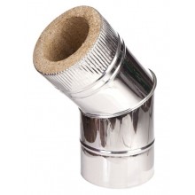 Отвод 15, 30 и 45° Нерж AISI430 0.5 мм